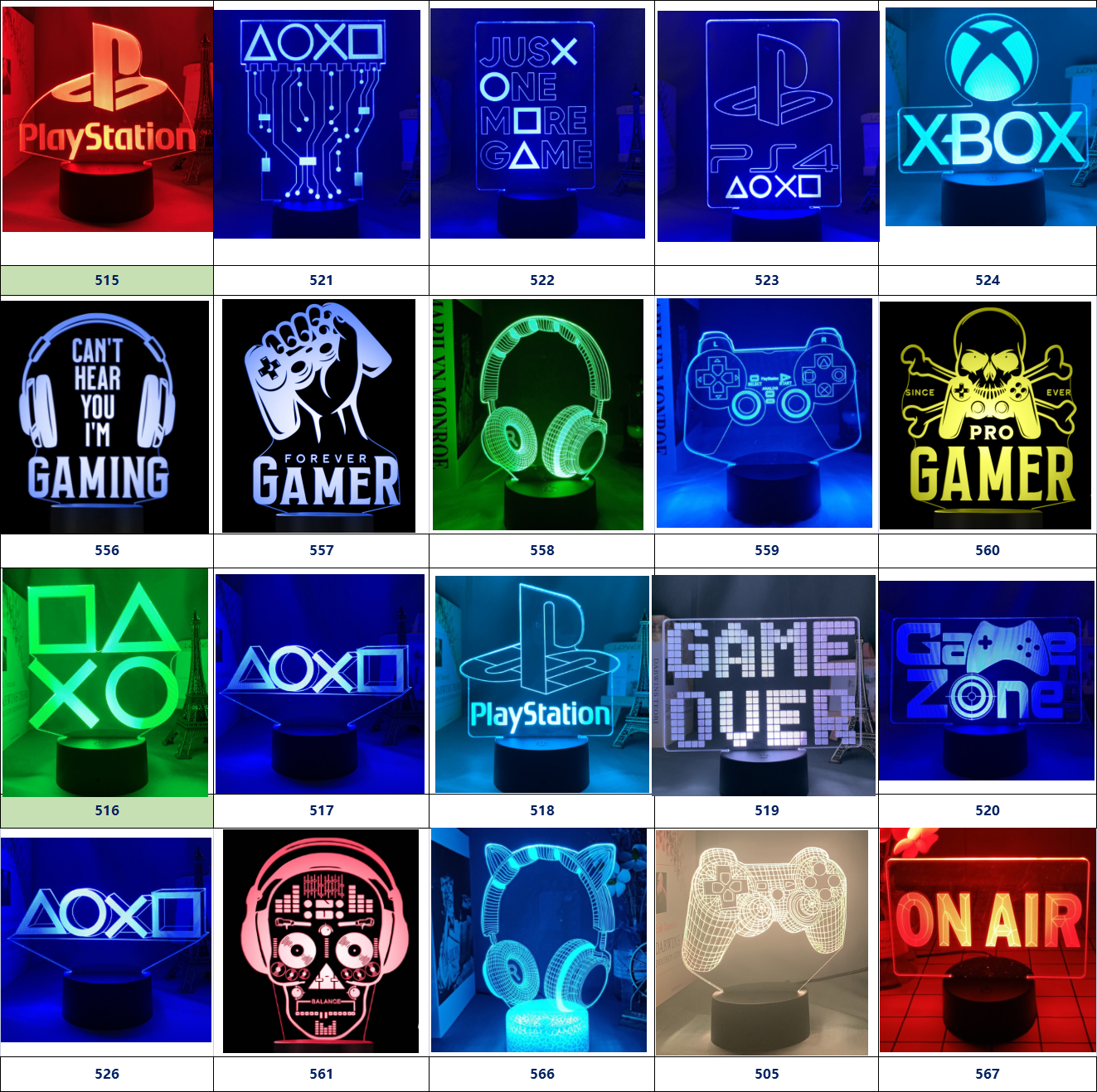 Game Lamp